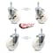 Service Caster 5 Inch Nylon Wheel Swivel 10mm Threaded Stem Caster Brakes SCC, 2PK SCC-TS20S514-NYS-M1015-2-TLB-2 - alternate 1
